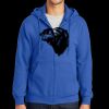 Tall Essential Fleece Full Zip Hooded Sweatshirt Thumbnail