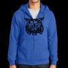 Tall Essential Fleece Full Zip Hooded Sweatshirt Thumbnail