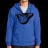 Tall Essential Fleece Full Zip Hooded Sweatshirt Thumbnail