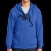 Tall Essential Fleece Full Zip Hooded Sweatshirt Thumbnail