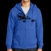 Tall Essential Fleece Full Zip Hooded Sweatshirt Thumbnail