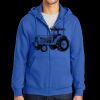 Tall Essential Fleece Full Zip Hooded Sweatshirt Thumbnail