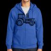 Tall Essential Fleece Full Zip Hooded Sweatshirt Thumbnail