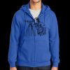 Tall Essential Fleece Full Zip Hooded Sweatshirt Thumbnail