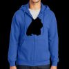 Tall Essential Fleece Full Zip Hooded Sweatshirt Thumbnail