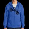 Tall Essential Fleece Full Zip Hooded Sweatshirt Thumbnail