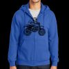 Tall Essential Fleece Full Zip Hooded Sweatshirt Thumbnail