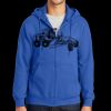Tall Essential Fleece Full Zip Hooded Sweatshirt Thumbnail