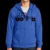 Tall Essential Fleece Full Zip Hooded Sweatshirt Thumbnail