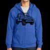 Tall Essential Fleece Full Zip Hooded Sweatshirt Thumbnail
