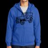 Tall Essential Fleece Full Zip Hooded Sweatshirt Thumbnail
