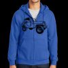 Tall Essential Fleece Full Zip Hooded Sweatshirt Thumbnail