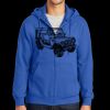 Tall Essential Fleece Full Zip Hooded Sweatshirt Thumbnail