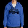 Tall Essential Fleece Full Zip Hooded Sweatshirt Thumbnail