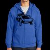 Tall Essential Fleece Full Zip Hooded Sweatshirt Thumbnail