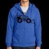 Tall Essential Fleece Full Zip Hooded Sweatshirt Thumbnail