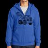 Tall Essential Fleece Full Zip Hooded Sweatshirt Thumbnail