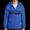 Tall Essential Fleece Full Zip Hooded Sweatshirt Thumbnail