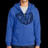 Tall Essential Fleece Full Zip Hooded Sweatshirt Thumbnail