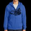 Tall Essential Fleece Full Zip Hooded Sweatshirt Thumbnail