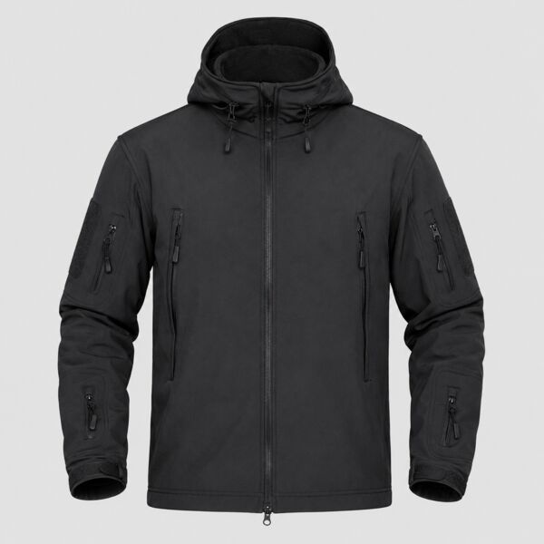 Customer Supplied Men's Water-Resistant Tactical Jacket with Fleece Lining Thumbnail