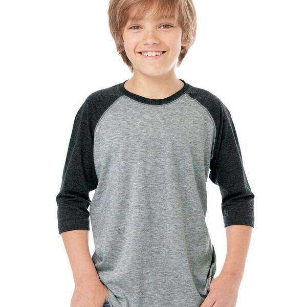LCIS Youth Baseball Fine Jersey Three-Quarter Sleeve Tee Thumbnail