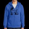 Tall Essential Fleece Full Zip Hooded Sweatshirt Thumbnail