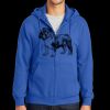 Tall Essential Fleece Full Zip Hooded Sweatshirt Thumbnail