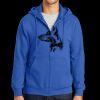 Tall Essential Fleece Full Zip Hooded Sweatshirt Thumbnail