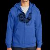 Tall Essential Fleece Full Zip Hooded Sweatshirt Thumbnail