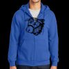 Tall Essential Fleece Full Zip Hooded Sweatshirt Thumbnail