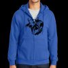 Tall Essential Fleece Full Zip Hooded Sweatshirt Thumbnail