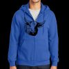 Tall Essential Fleece Full Zip Hooded Sweatshirt Thumbnail