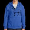 Tall Essential Fleece Full Zip Hooded Sweatshirt Thumbnail