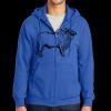 Tall Essential Fleece Full Zip Hooded Sweatshirt Thumbnail