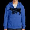Tall Essential Fleece Full Zip Hooded Sweatshirt Thumbnail
