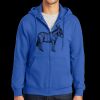 Tall Essential Fleece Full Zip Hooded Sweatshirt Thumbnail