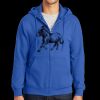 Tall Essential Fleece Full Zip Hooded Sweatshirt Thumbnail