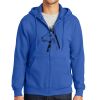 Tall Essential Fleece Full Zip Hooded Sweatshirt Thumbnail