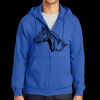 Tall Essential Fleece Full Zip Hooded Sweatshirt Thumbnail