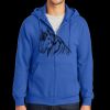 Tall Essential Fleece Full Zip Hooded Sweatshirt Thumbnail