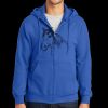 Tall Essential Fleece Full Zip Hooded Sweatshirt Thumbnail