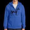 Tall Essential Fleece Full Zip Hooded Sweatshirt Thumbnail