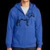 Tall Essential Fleece Full Zip Hooded Sweatshirt Thumbnail