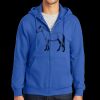 Tall Essential Fleece Full Zip Hooded Sweatshirt Thumbnail