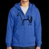 Tall Essential Fleece Full Zip Hooded Sweatshirt Thumbnail
