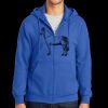 Tall Essential Fleece Full Zip Hooded Sweatshirt Thumbnail