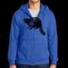Tall Essential Fleece Full Zip Hooded Sweatshirt Thumbnail