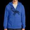 Tall Essential Fleece Full Zip Hooded Sweatshirt Thumbnail