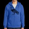 Tall Essential Fleece Full Zip Hooded Sweatshirt Thumbnail